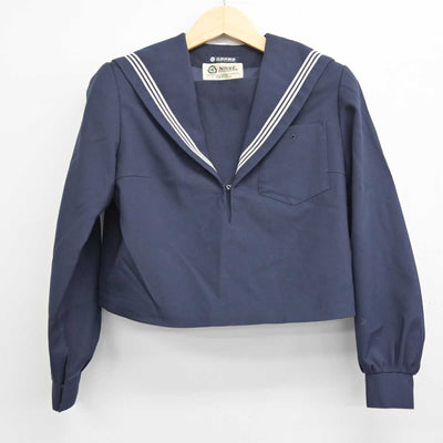 【中古】愛知県 萩原中学校 女子制服 3点 (セーラー服・スカート・スカート) sf049821