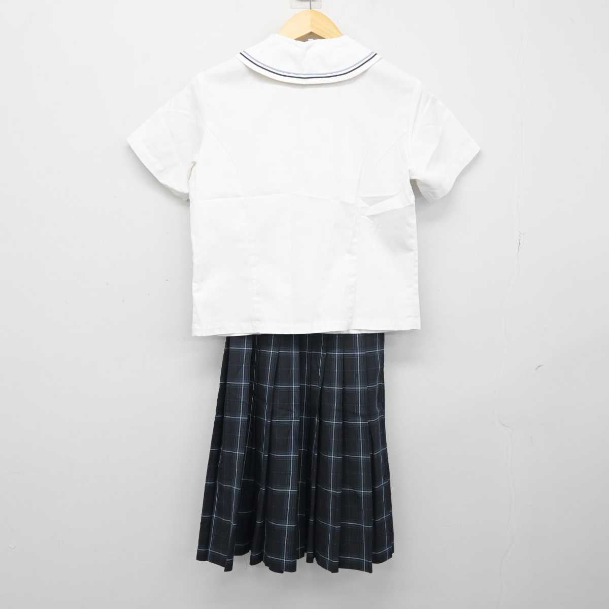 【中古】愛知県 愛知啓成高等学校 女子制服 3点 (シャツ・スカート) sf049824