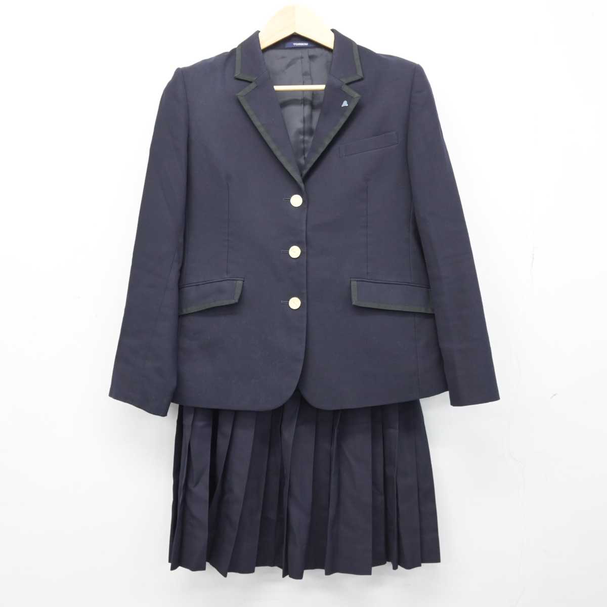 【中古】千葉県 八千代松陰高等学校 女子制服 3点 (ブレザー・ニット・スカート) sf049827