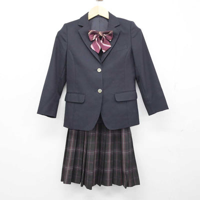 【中古】東京都 駒留中学校 女子制服 3点 (ブレザー・スカート) sf049829