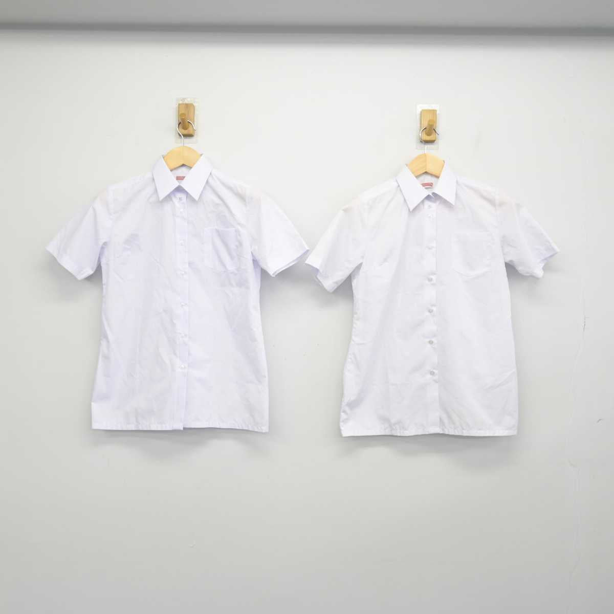 【中古】茨城県 並木中等教育学校 女子制服 2点 (シャツ) sf049841