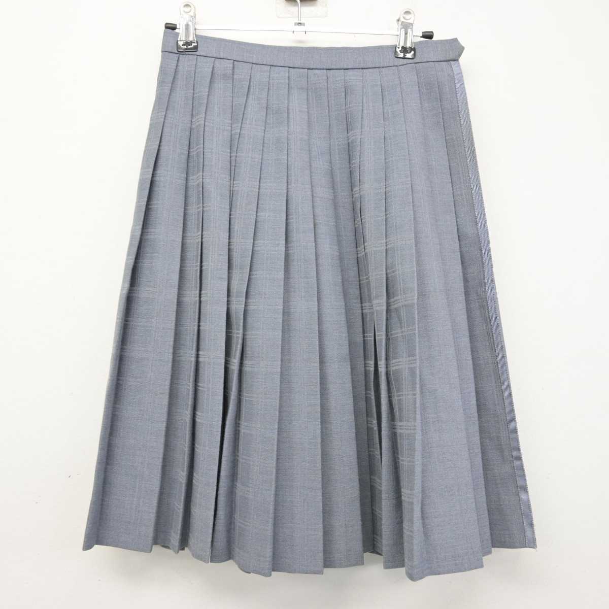 【中古】千葉県 八千代松陰高等学校 女子制服 3点 (ニットベスト・スカート) sf049847