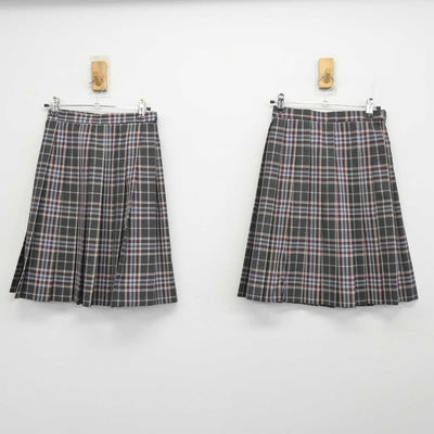 【中古】東京都 南中野中学校 女子制服 2点 (スカート) sf049849