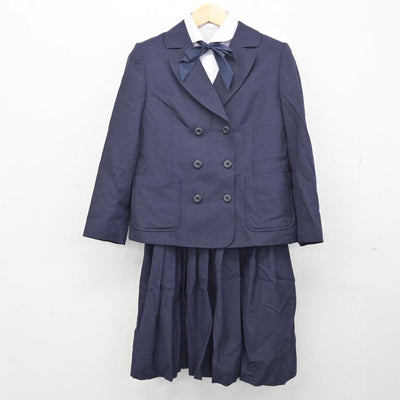 【中古】愛知県 椙山女学園高等学校 女子制服 4点 (ブレザー・シャツ・ジャンパースカート) sf049866