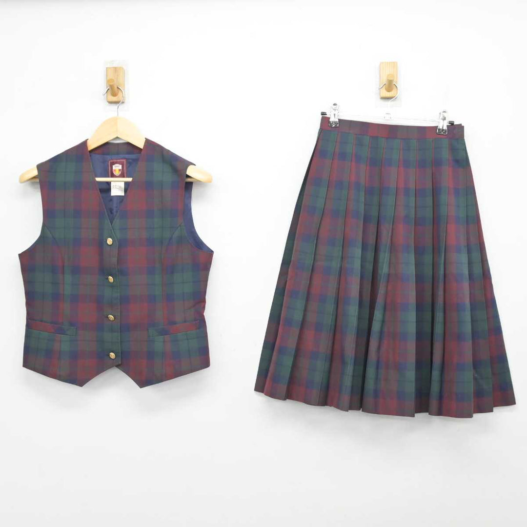 【中古】茨城県 田彦中学校 女子制服 3点 (ブレザー・ベスト・スカート) sf049871 | 中古制服通販パレイド