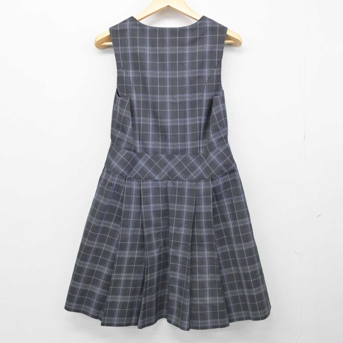 【中古】茨城県 那珂湊高等学校 女子制服 2点 (ブレザー・ジャンパースカート) sf049872