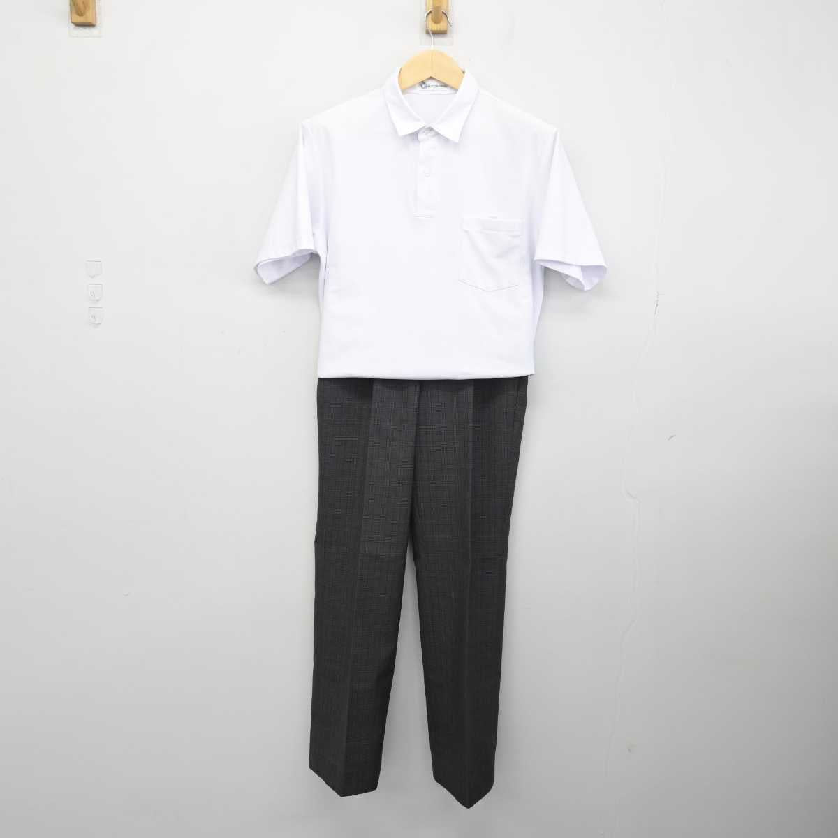 【中古】愛知県 御幸山中学校 男子制服 2点 (シャツ・ズボン) sf049895