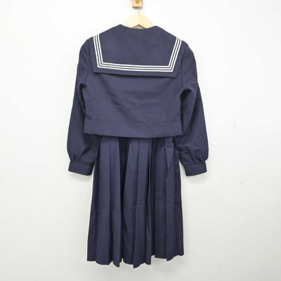 【中古】福岡県 中間中学校 女子制服 3点 (セーラー服・ジャンパースカート) sf049902