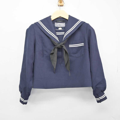 【中古】静岡県 榛原中学校 女子制服 3点 (セーラー服・スカート) sf049912