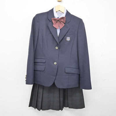 【中古】京都府 福知山淑徳高等学校 女子制服 4点 (ブレザー・シャツ・スカート) sf049922