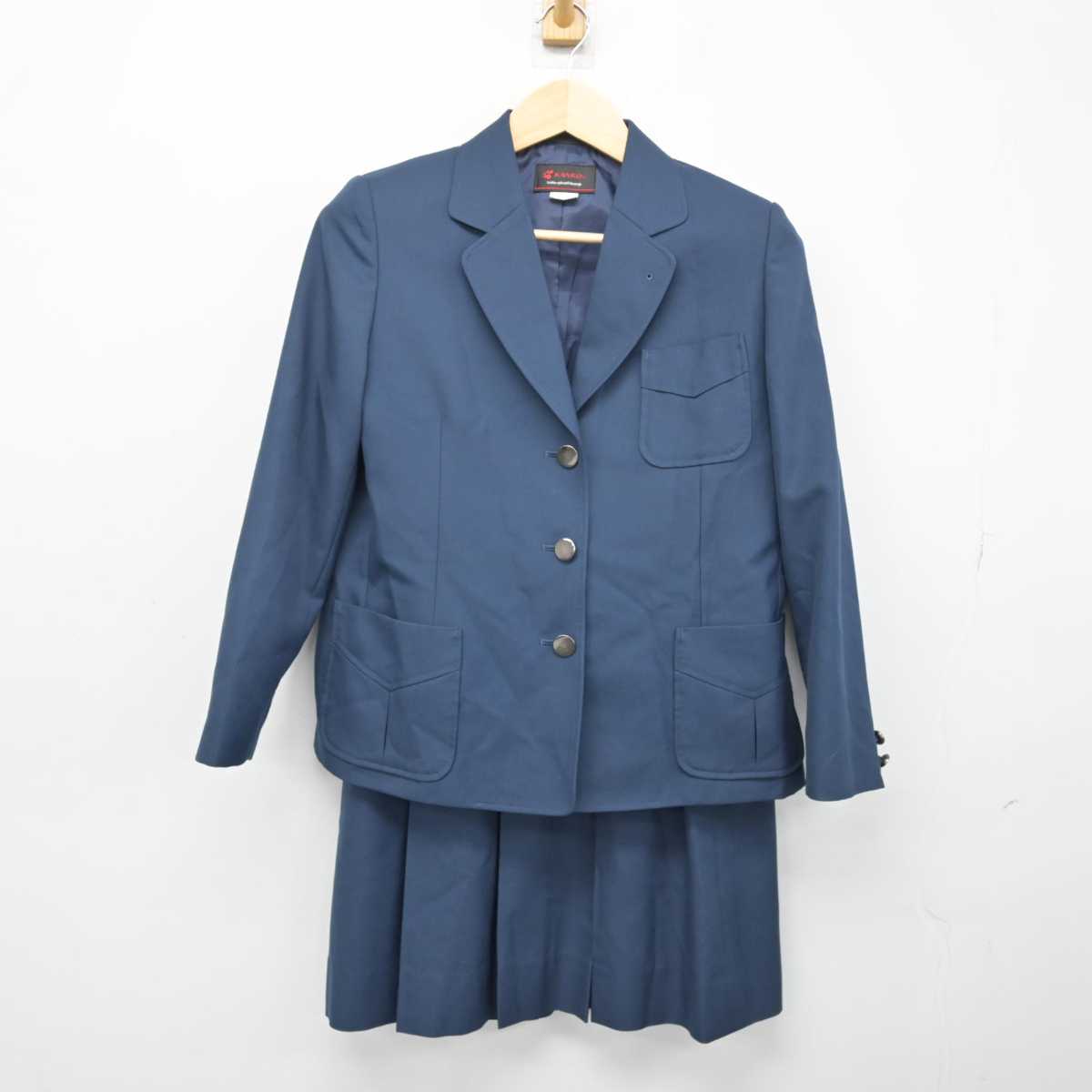 【中古】神奈川県 鴨居中学校 女子制服 3点 (ブレザー・ベスト・スカート) sf049924