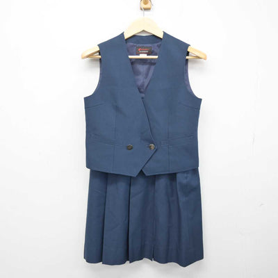 【中古】神奈川県 鴨居中学校 女子制服 3点 (ブレザー・ベスト・スカート) sf049924