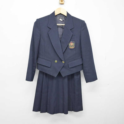 【中古】山梨県 吉田高等学校 女子制服 2点 (ブレザー・スカート) sf049926