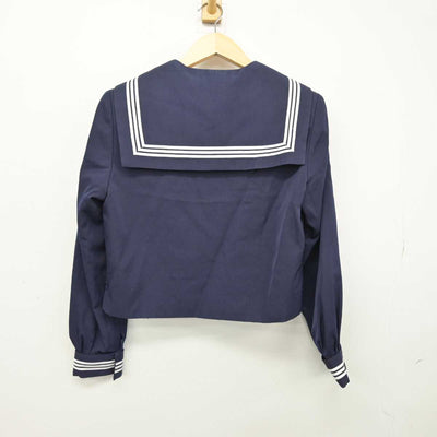 【中古】山梨県 忍野中学校 女子制服 2点 (セーラー服・スカート) sf049928