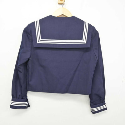 【中古】山梨県 忍野中学校 女子制服 2点 (セーラー服・スカート) sf049929