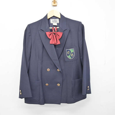 【中古】山形県 沖郷中学校 女子制服 2点 (ブレザー) sf049933