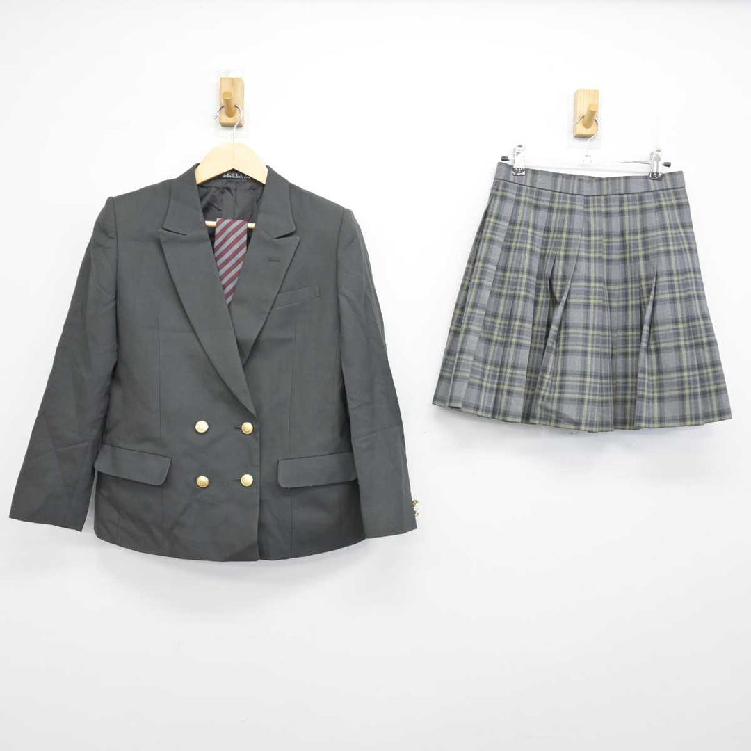 【中古】神奈川県 田奈高等学校 女子制服 3点 (ブレザー・スカート) sf049945