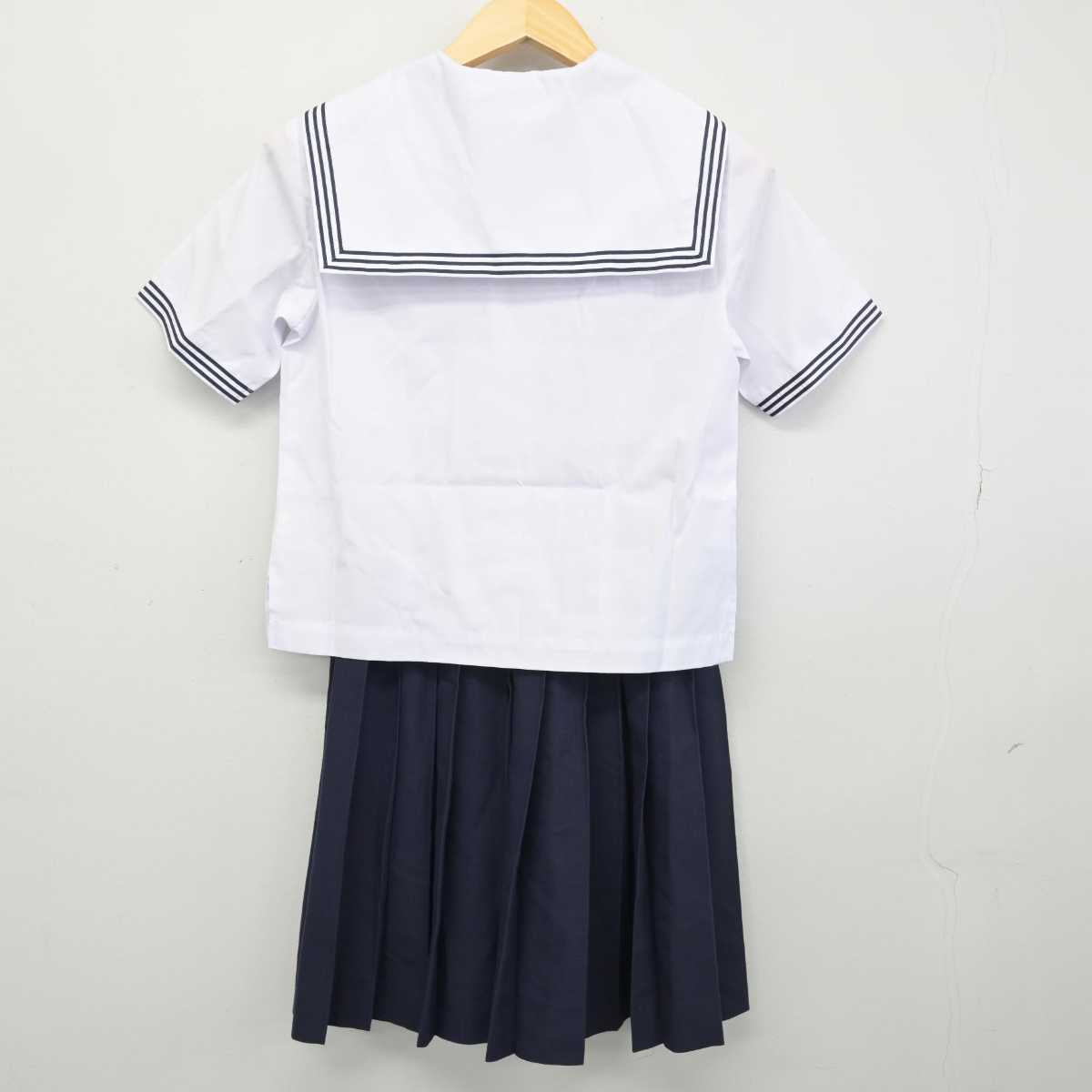 【中古】愛知県 安城学園高等学校 女子制服 4点 (セーラー服・スカート) sf049968