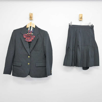 【中古】茨城県 藤代高等学校 女子制服 3点 (ブレザー・スカート) sf049971