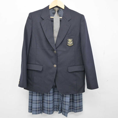 【中古】広島県 大曲中学校 女子制服 4点 (ブレザー・スカート・スカート) sf049973