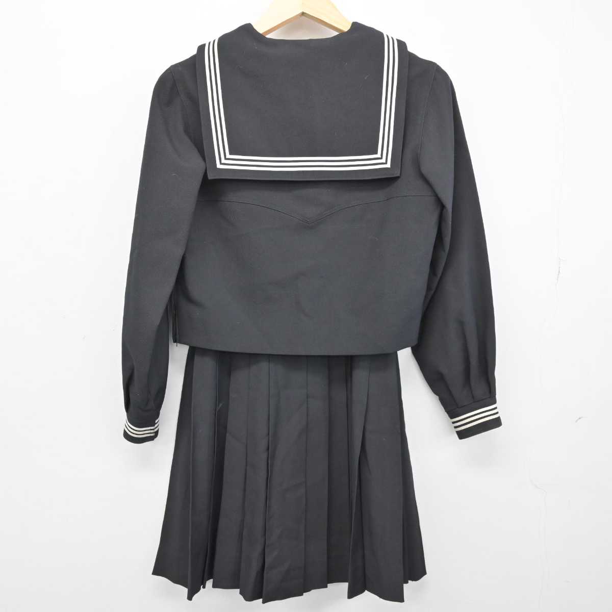 【中古】東京都 富士見中学高等学校 女子制服 6点 (セーラー服・セーラー服・スカート) sf049975