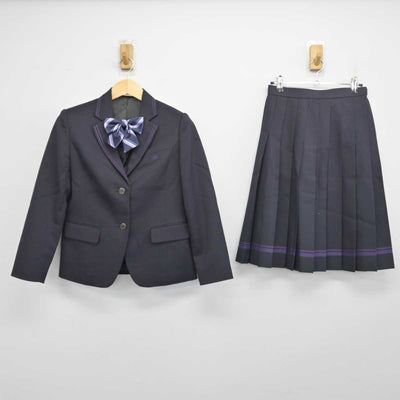 【中古】岐阜県 揖斐高等学校 女子制服 4点 (ブレザー・スカート) sf049986