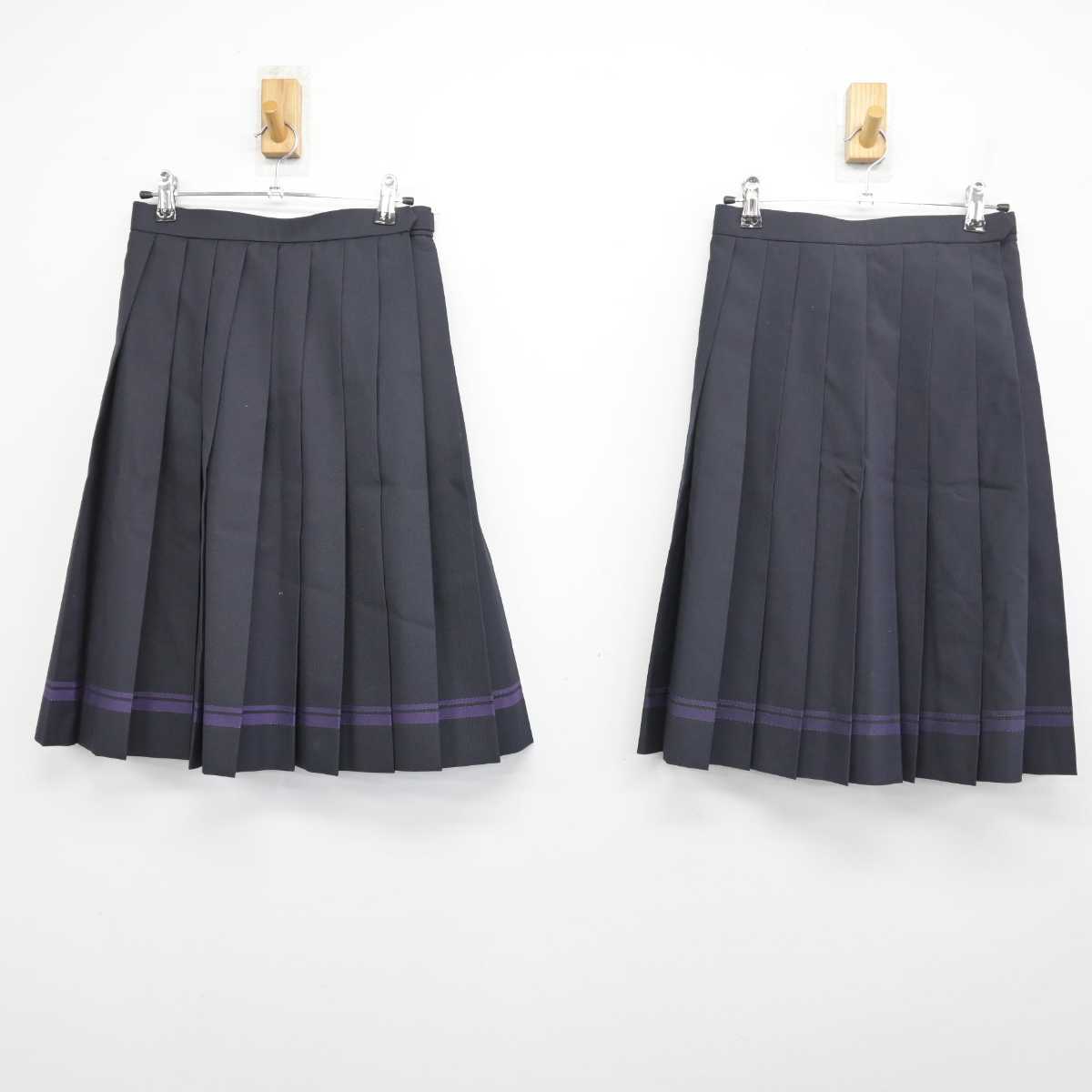 【中古】岐阜県 揖斐高等学校 女子制服 4点 (ブレザー・スカート) sf049986