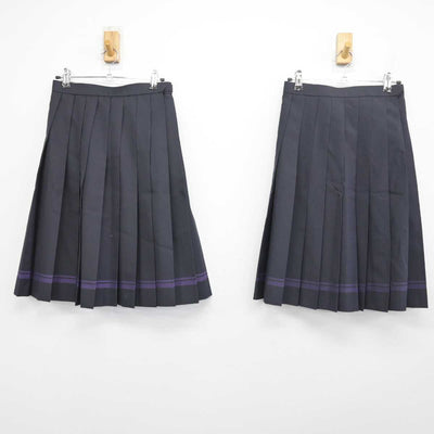 【中古】岐阜県 揖斐高等学校 女子制服 4点 (ブレザー・スカート) sf049986