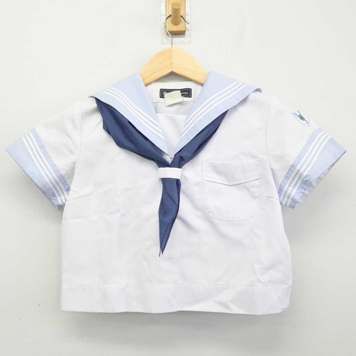 【中古】神奈川県 横浜隼人高等学校 女子制服 3点 (セーラー服・スカート) sf049993