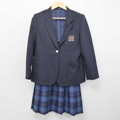 【中古】神奈川県 新田中学校 女子制服 2点 (ブレザー・スカート) sf050002