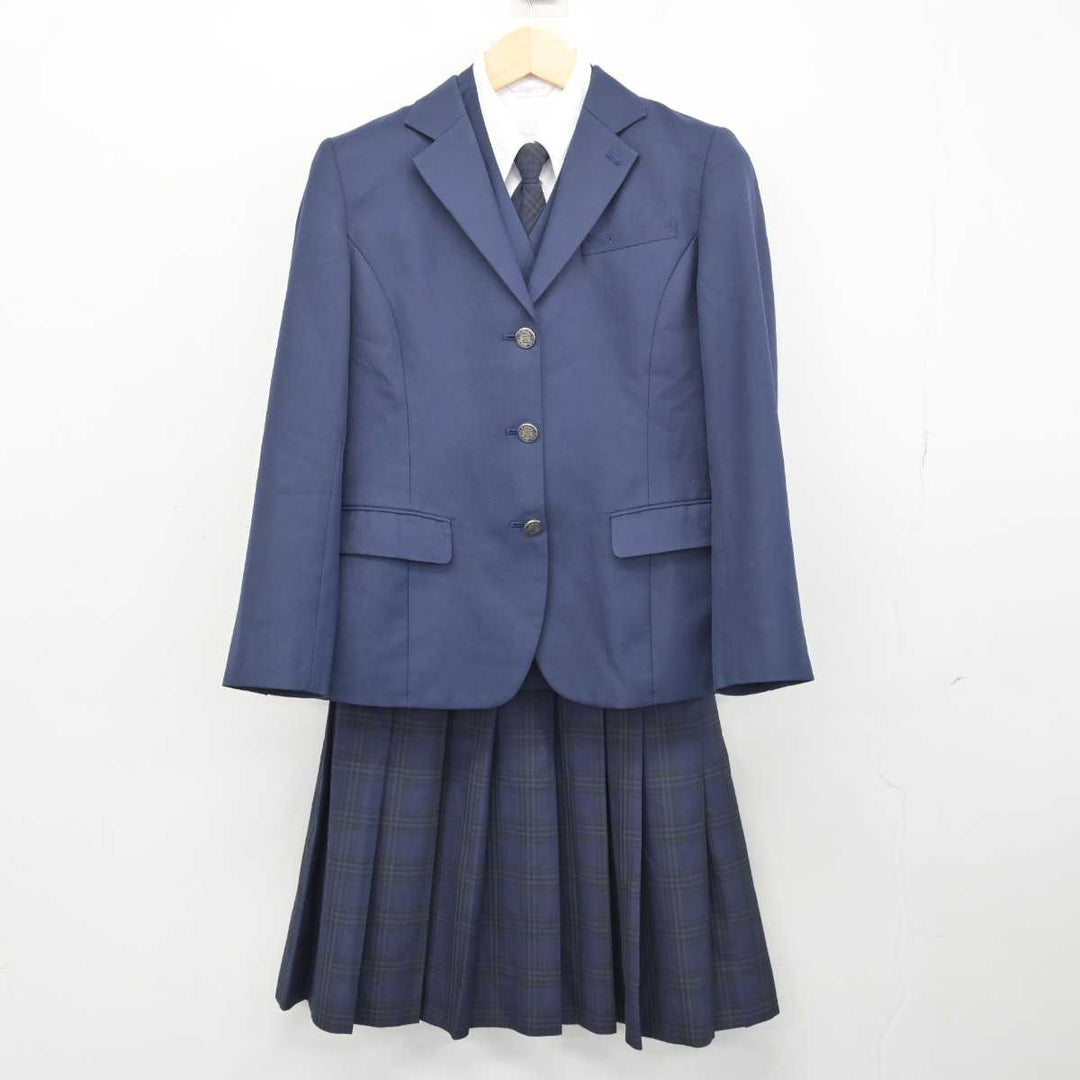 【中古】福岡県 春日高等学校 女子制服 5点 (ブレザー・シャツ・ベスト・スカート) sf050011 | 中古制服通販パレイド