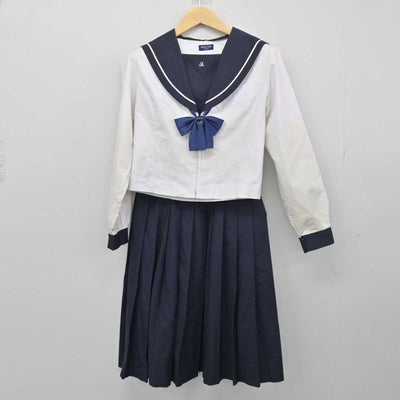 【中古】北海道 明野中学校 女子制服 5点 (セーラー服・スカート) sf050015