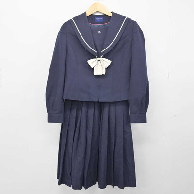 【中古】北海道 明野中学校 女子制服 5点 (セーラー服・スカート) sf050015