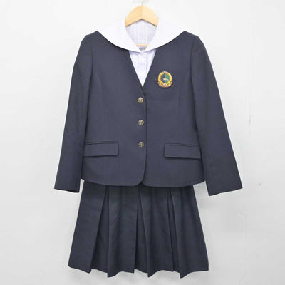 【中古】神奈川県 東海大学付属相模高等学校 女子制服 4点 (ブレザー・シャツ・ベスト・スカート) sf050022