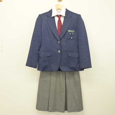 【中古】兵庫県 立花中学校 女子制服 4点 (ブレザー・シャツ・スカート) sf050028