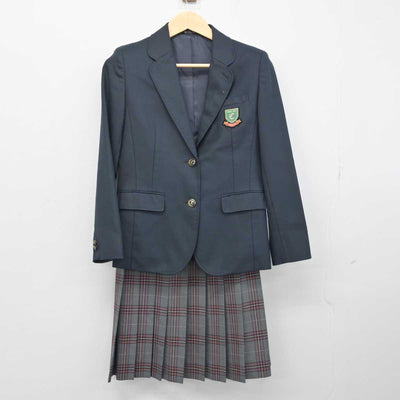 【中古】岐阜県 中京高等学校 女子制服 4点 (ブレザー・スカート) sf050040