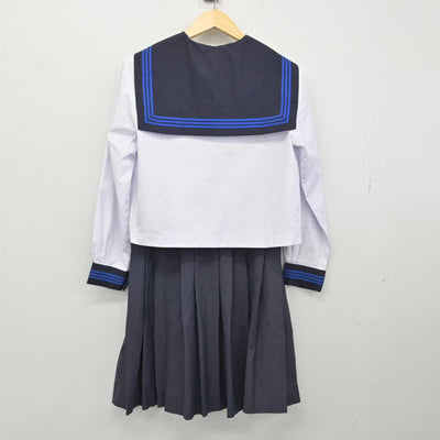 【中古】長野県 岡谷東高等学校 女子制服 5点 (セーラー服・スカート) sf050041