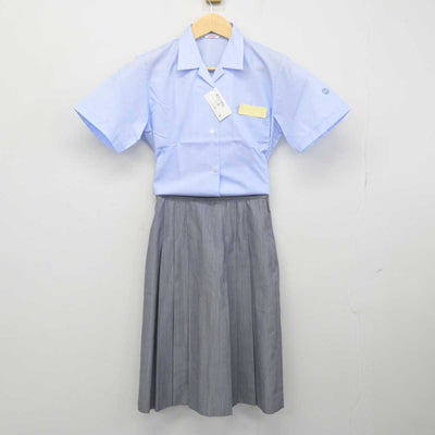 【中古】広島県 幸千中学校 女子制服 3点 (シャツ・スカート) sf050044