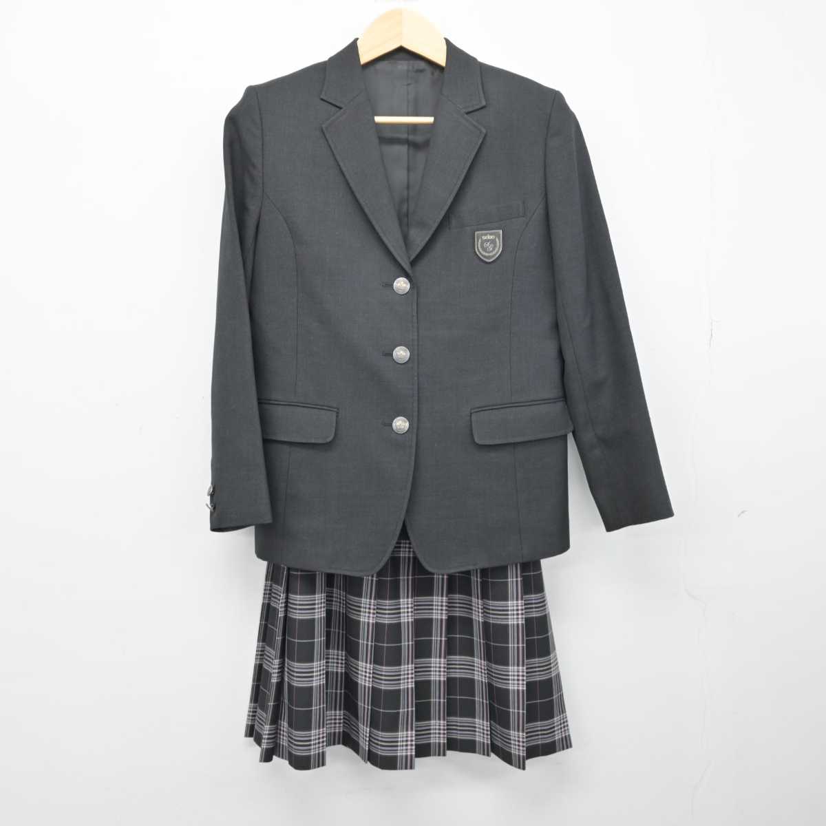 中古】埼玉県 聖望学園中学校・高等学校 女子制服 3点 (ブレザー