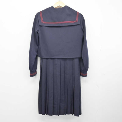 【中古】福岡県 久留米信愛中学校・高等学校 女子制服 3点 (セーラー服・ジャンパースカート) sf050066