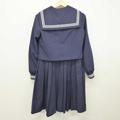 【中古】茨城県 愛宕中学校 女子制服 3点 (セーラー服・ジャンパースカート) sf050070