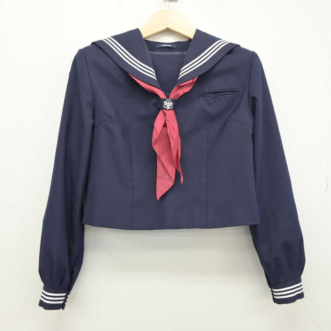 中古】茨城県 愛宕中学校 女子制服 3点 (セーラー服・ジャンパー 中古】茨城県 愛宕中学校 女子制服 3点 (セーラー服・ジャンパー