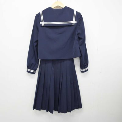 【中古】山口県 徳山高等学校 女子制服 4点 (ニット・セーラー服・スカート) sf050081