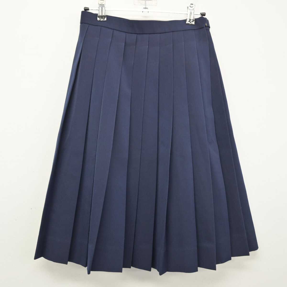 【中古】山口県 徳山高等学校 女子制服 4点 (ニット・セーラー服・スカート) sf050081