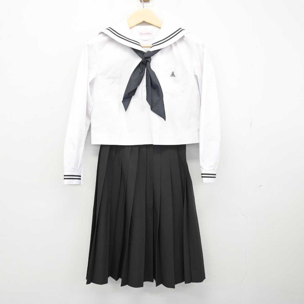 中古】山口県 徳山高等学校 女子制服 3点 (セーラー服・スカート) sf050083 | 中古制服通販パレイド