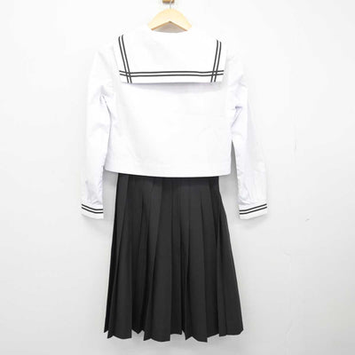 【中古】山口県 徳山高等学校 女子制服 3点 (セーラー服・スカート) sf050083