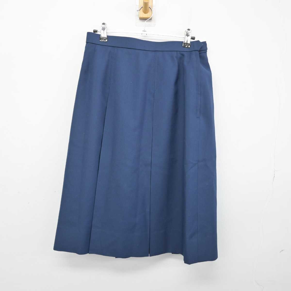 【中古】埼玉県 領家中学校 女子制服 5点 (ブレザー・ニット・スカート) sf050093