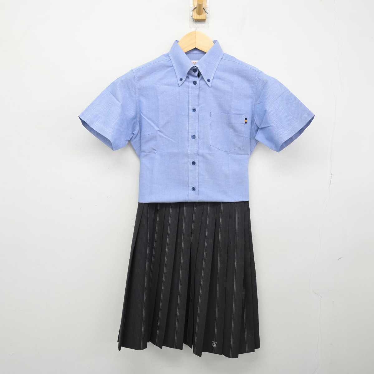 【中古】大阪府 刀根山高等学校 女子制服 2点 (シャツ・スカート) sf050115