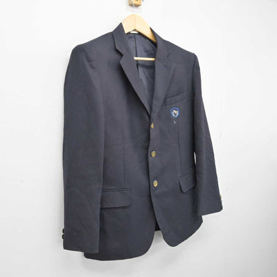 【中古】富山県 南砺福野高等学校 男子制服 1点 (ブレザー) sf050127