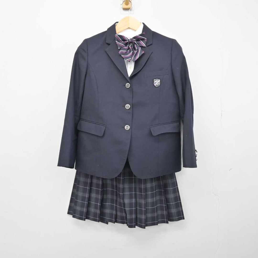 中古】愛知県 菊華高等学校 女子制服 5点 (ブレザー・シャツ